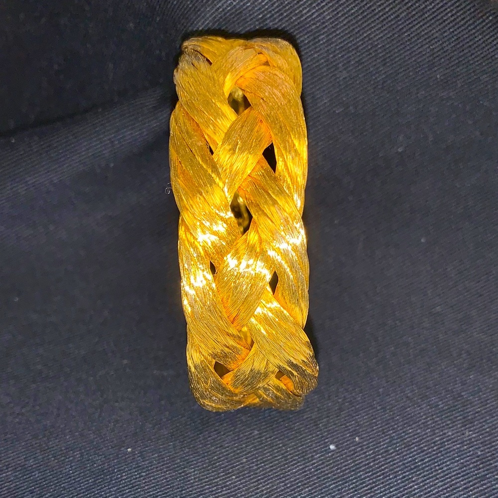 Gold Braided Bracelet